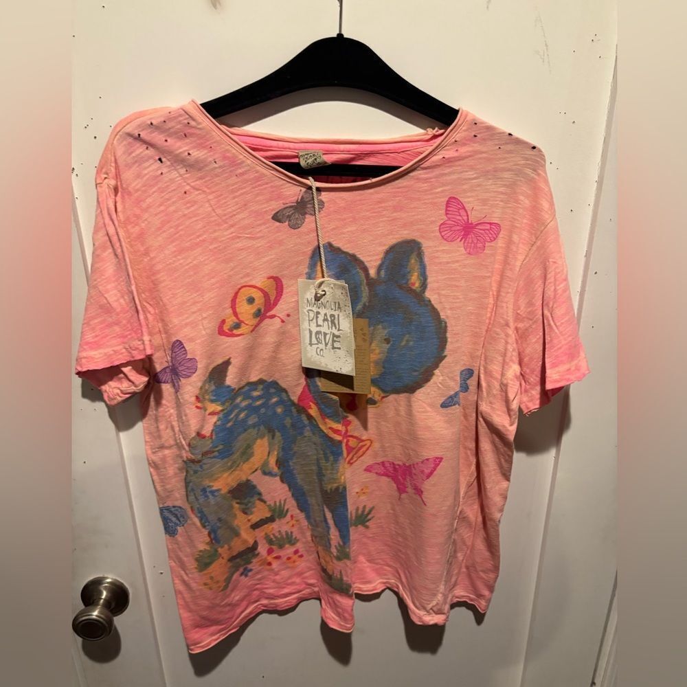 NWT Magnolia Pearl My Pet Tee - Azalea Dip Dye - Picture 3 of 6